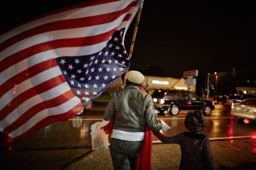 Mother of Michael Brown Addresses Protesters