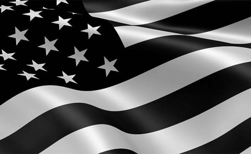 Black and White American Flag Newcastle United